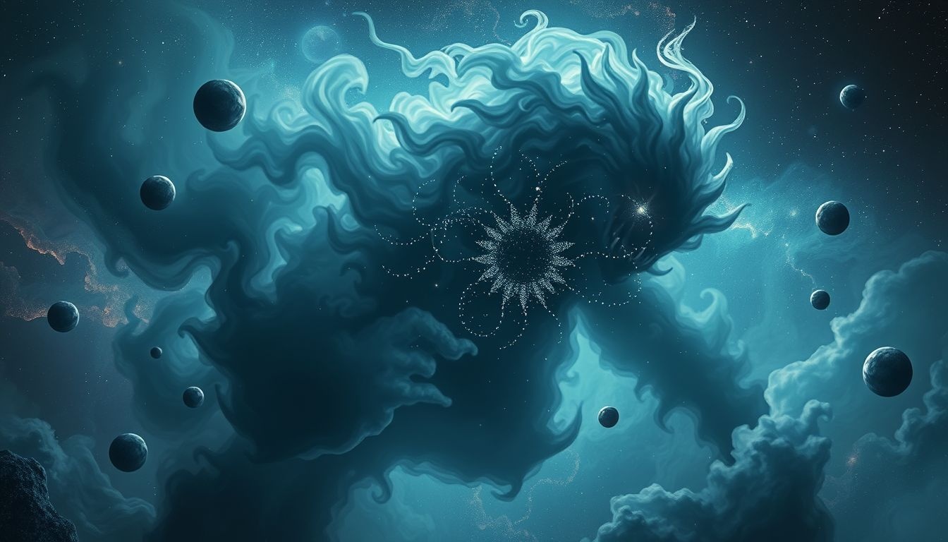 Le monstre symbolise souvent l'anxiété et le stress intérieur.