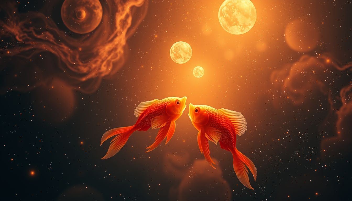 Le poisson rouge symbolise souvent un désir profond d'attention affective.