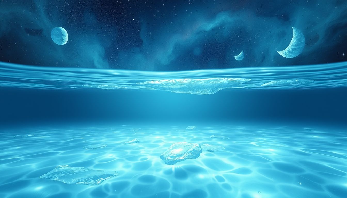 Une source d'eau froide symbolise souvent la paix intérieure renforcée.
