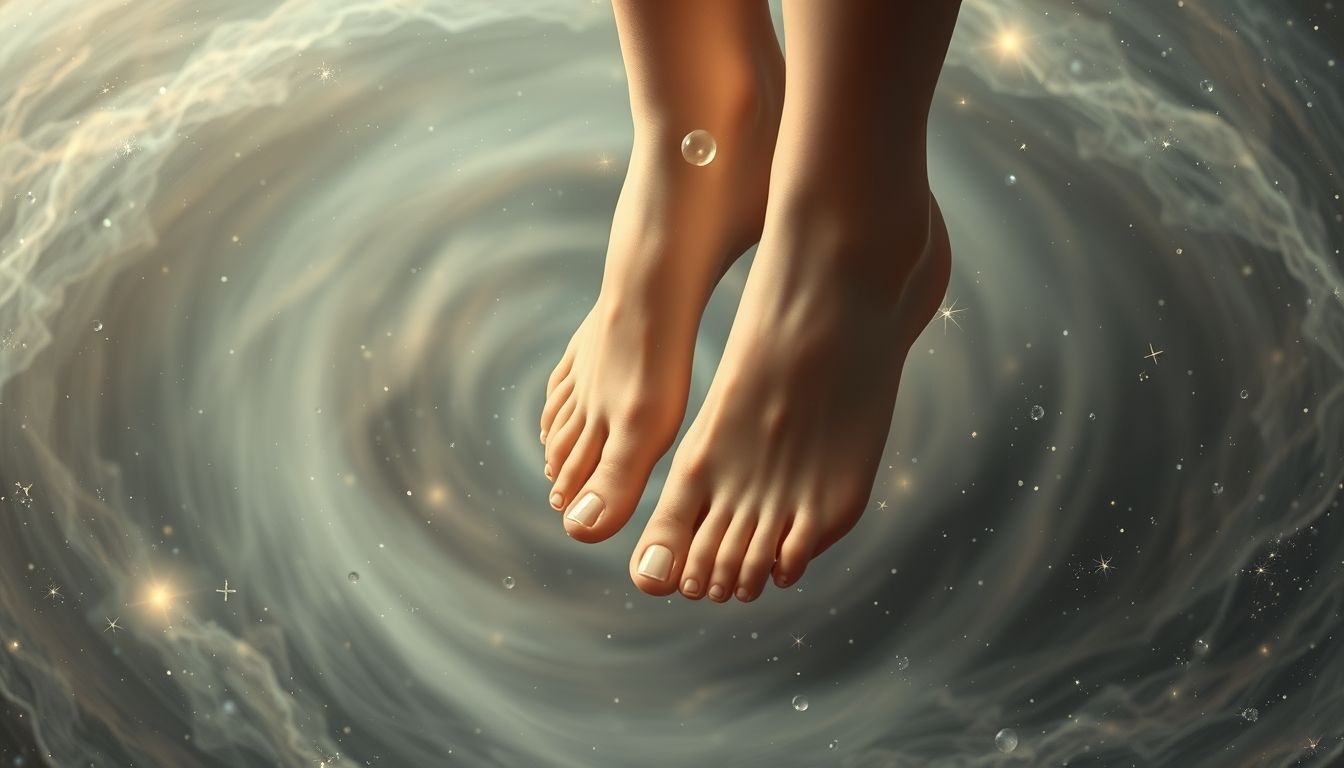 La sueur aux pieds révèle souvent une peur profonde d'échouer.