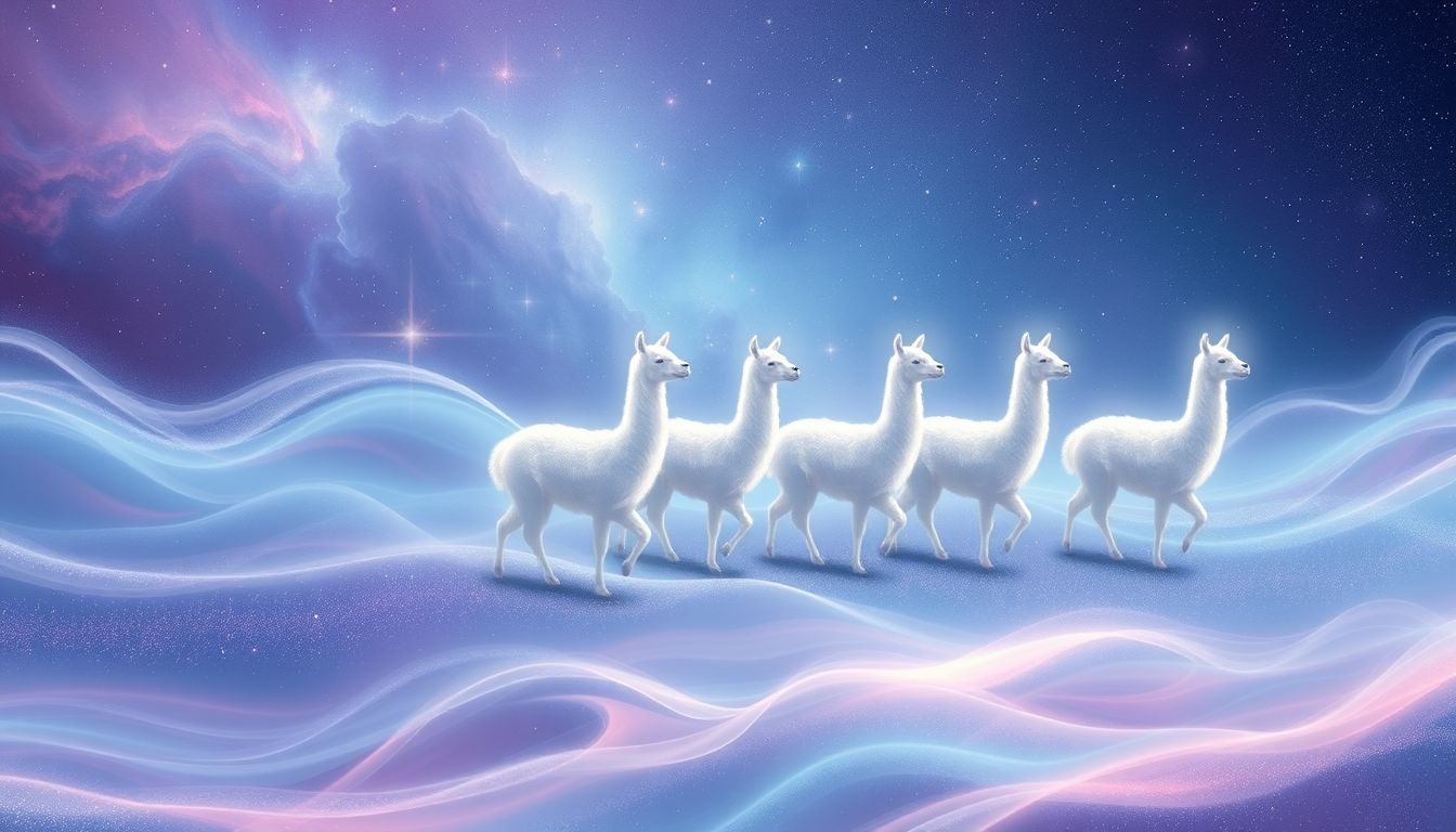 Rêver d’un troupeau de lamas symbolise l’unité et la sérénité collective.