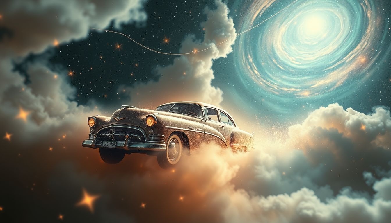 Accélérer avec une vieille voiture évoque souvenirs et liberté d’antan.