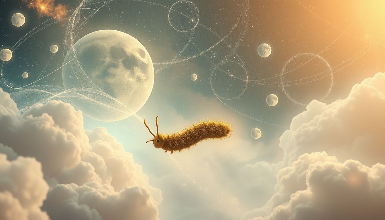 La chenille épineuse symbolise obstacles et résilience en carrière professionnelle.