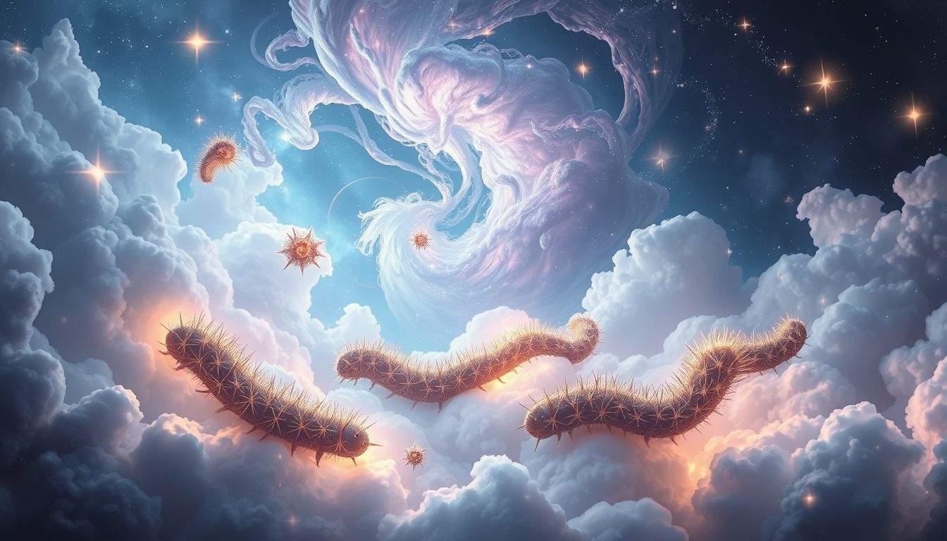 Les chenilles épineuses symbolisent souvent une transformation douloureuse dans les rêves.