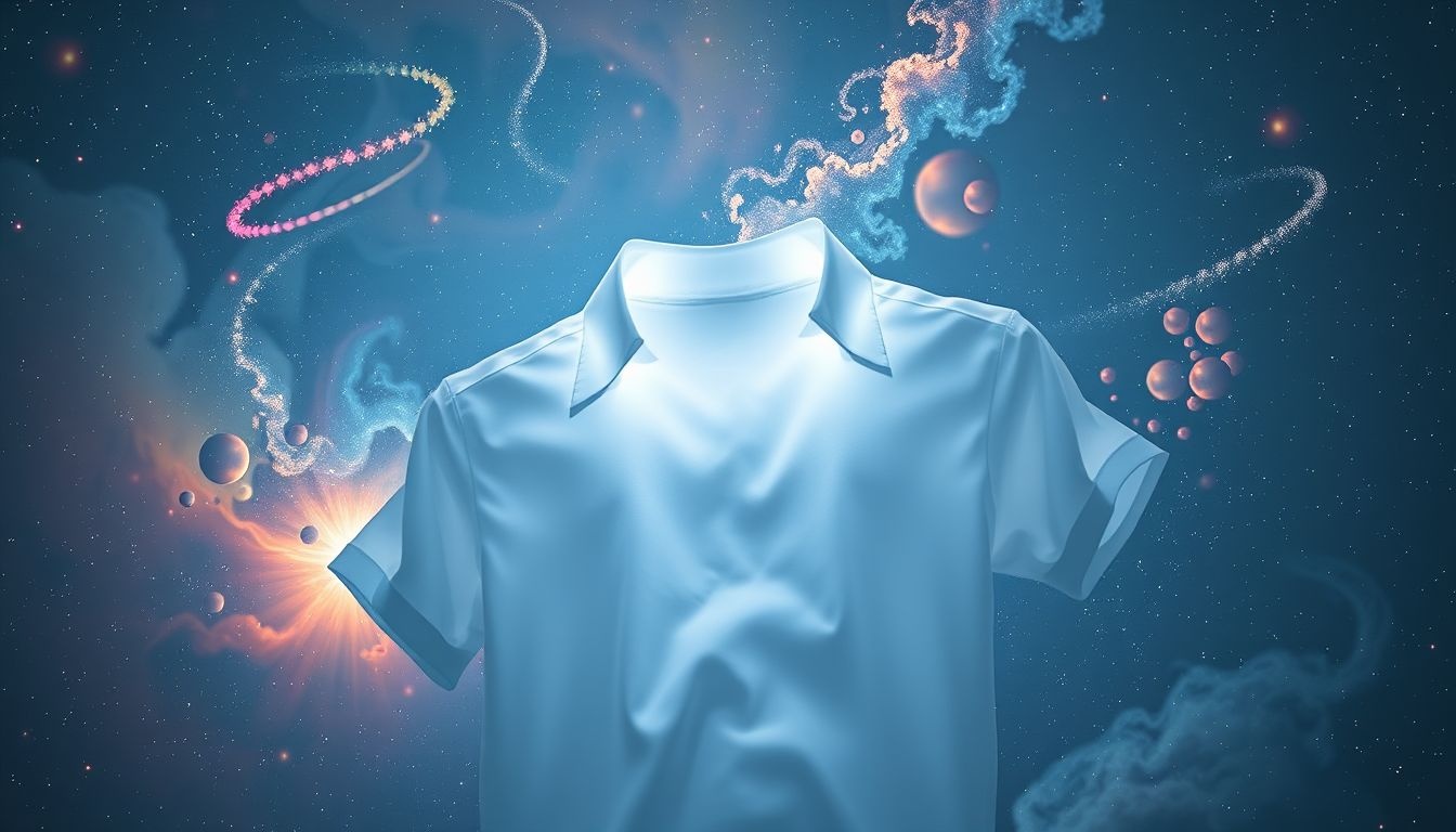 Un col de chemise blanc symbolise souvent un nouveau commencement pur.