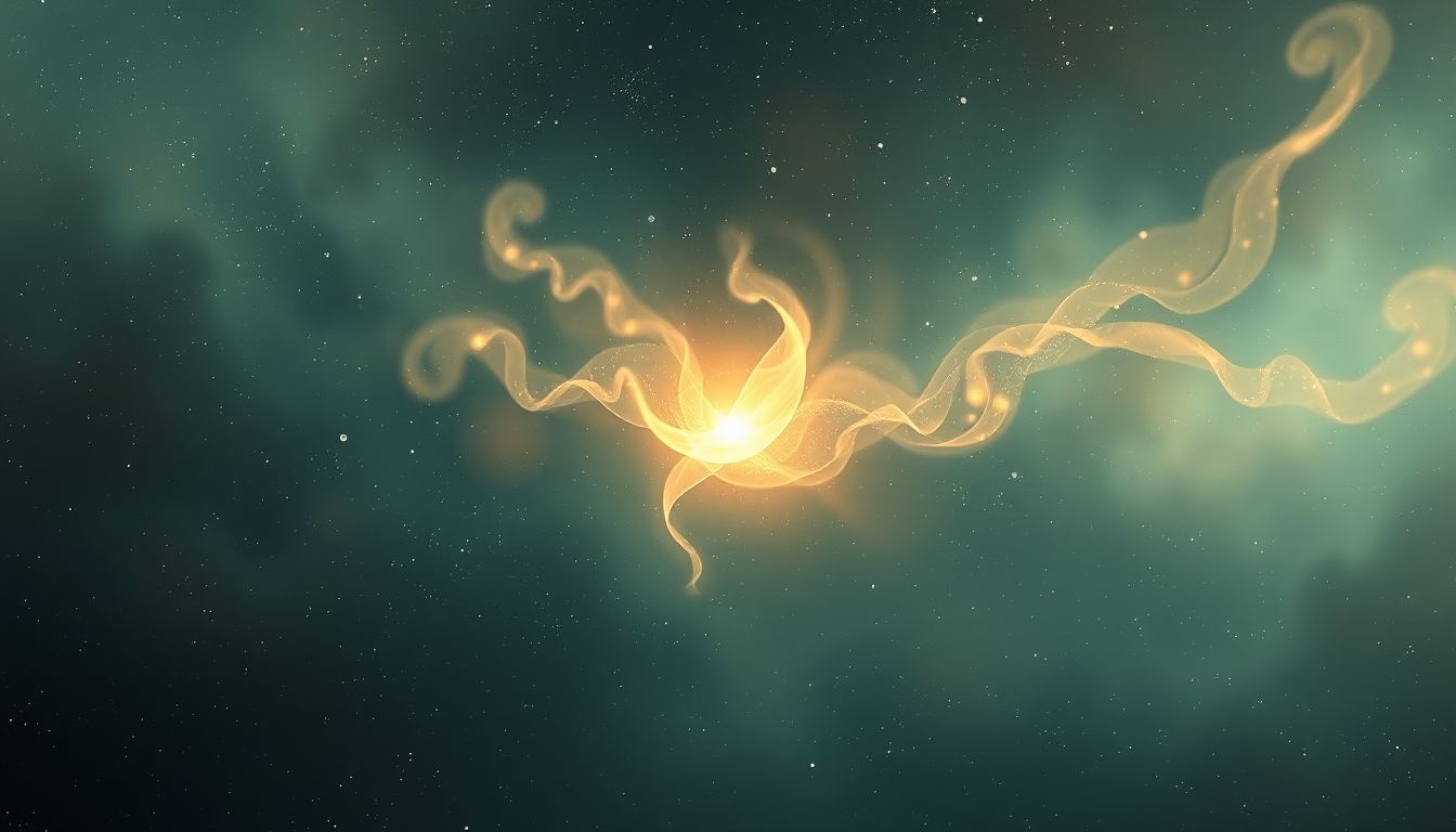 Le feu follet parlant symbolise un message mystérieux de l’inconscient.