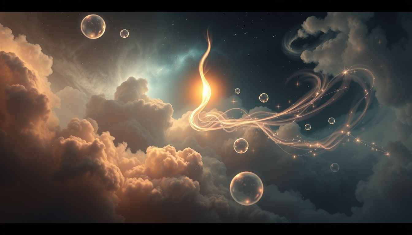 Le feu follet symbolise l'espoir discret qui apaise l'âme troublée.