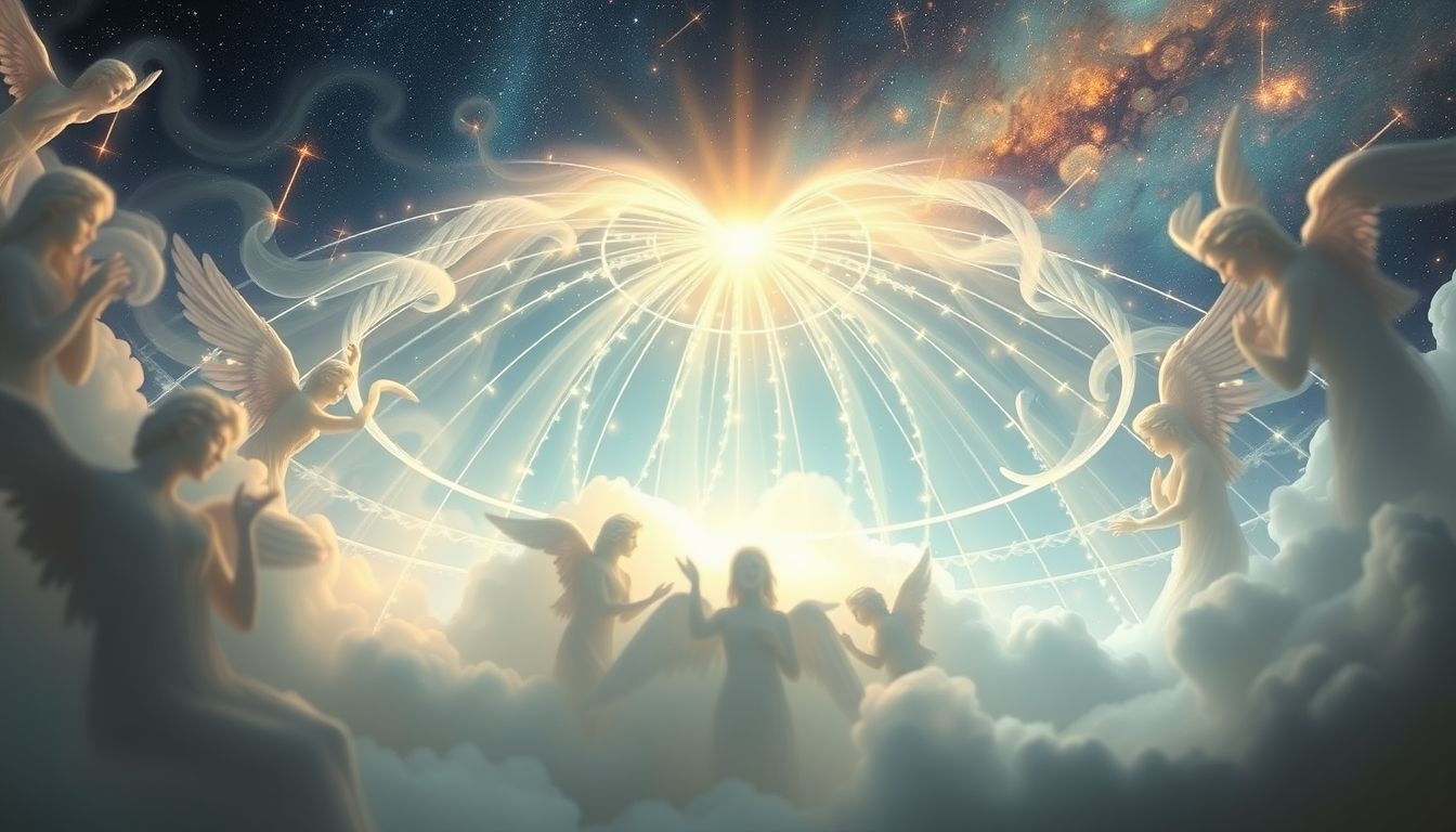 Rêver d'un dais entouré d'anges symbolise une protection divine.