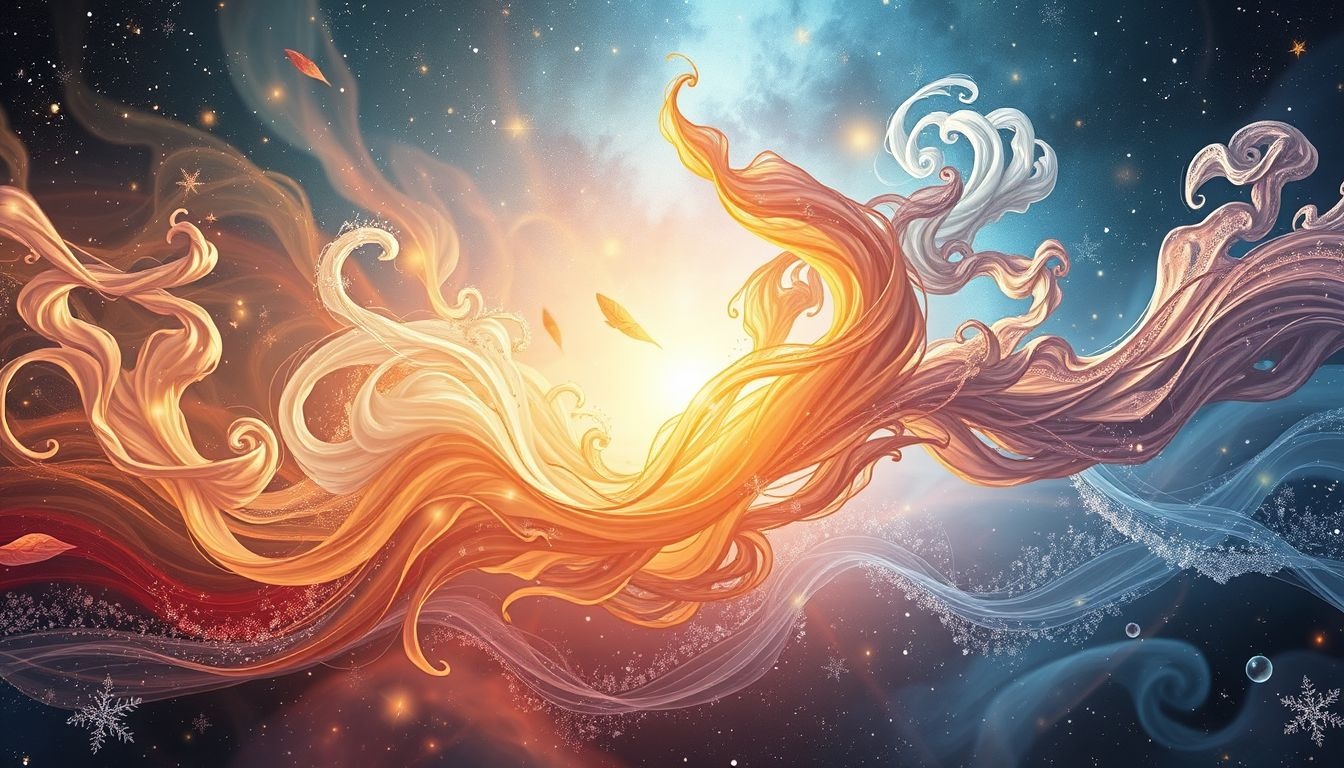 Rêver des 4 saisons symbolise l'évolution naturelle et les transformations.