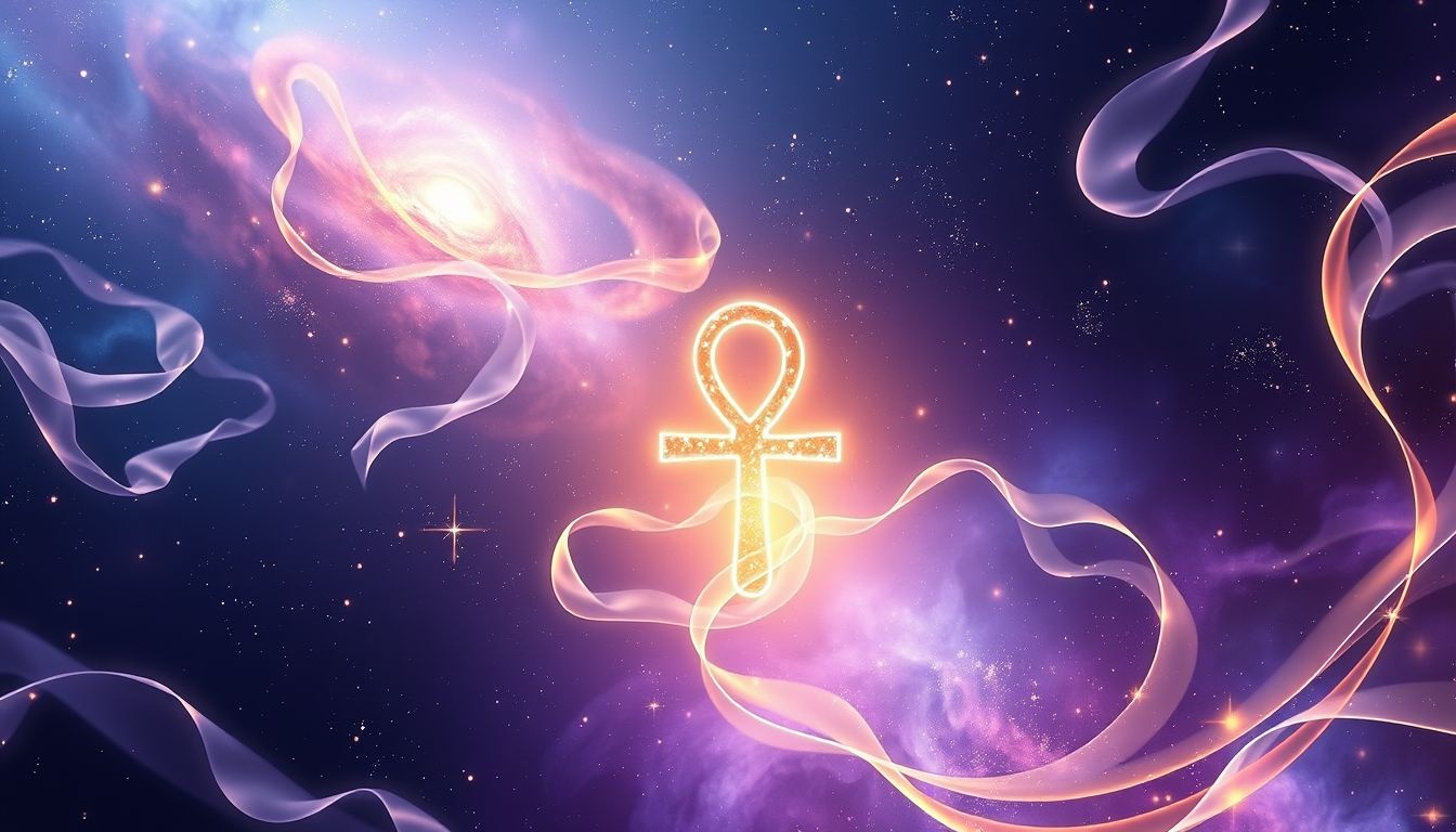 L'Ankh symbolise l'éternité, célébrée dans l'art moderne.