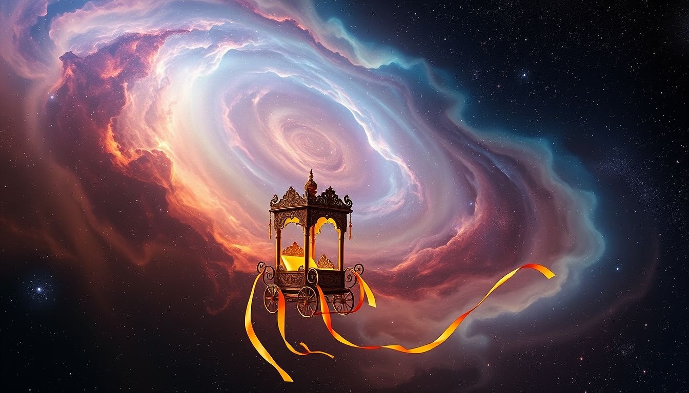 Le palanquin symbolise le passage entre différentes étapes de vie.