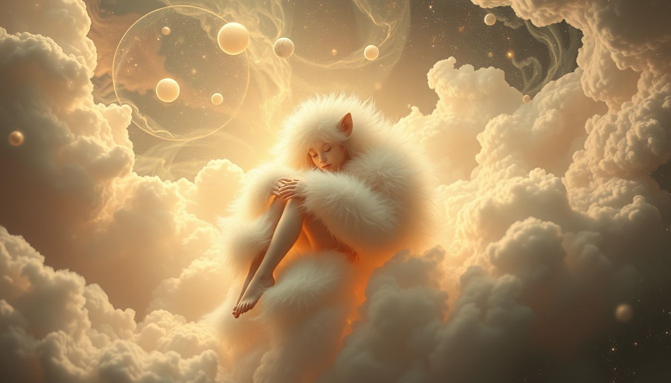 Le pelage symbolise à la fois bouclier et fragilité intérieure.