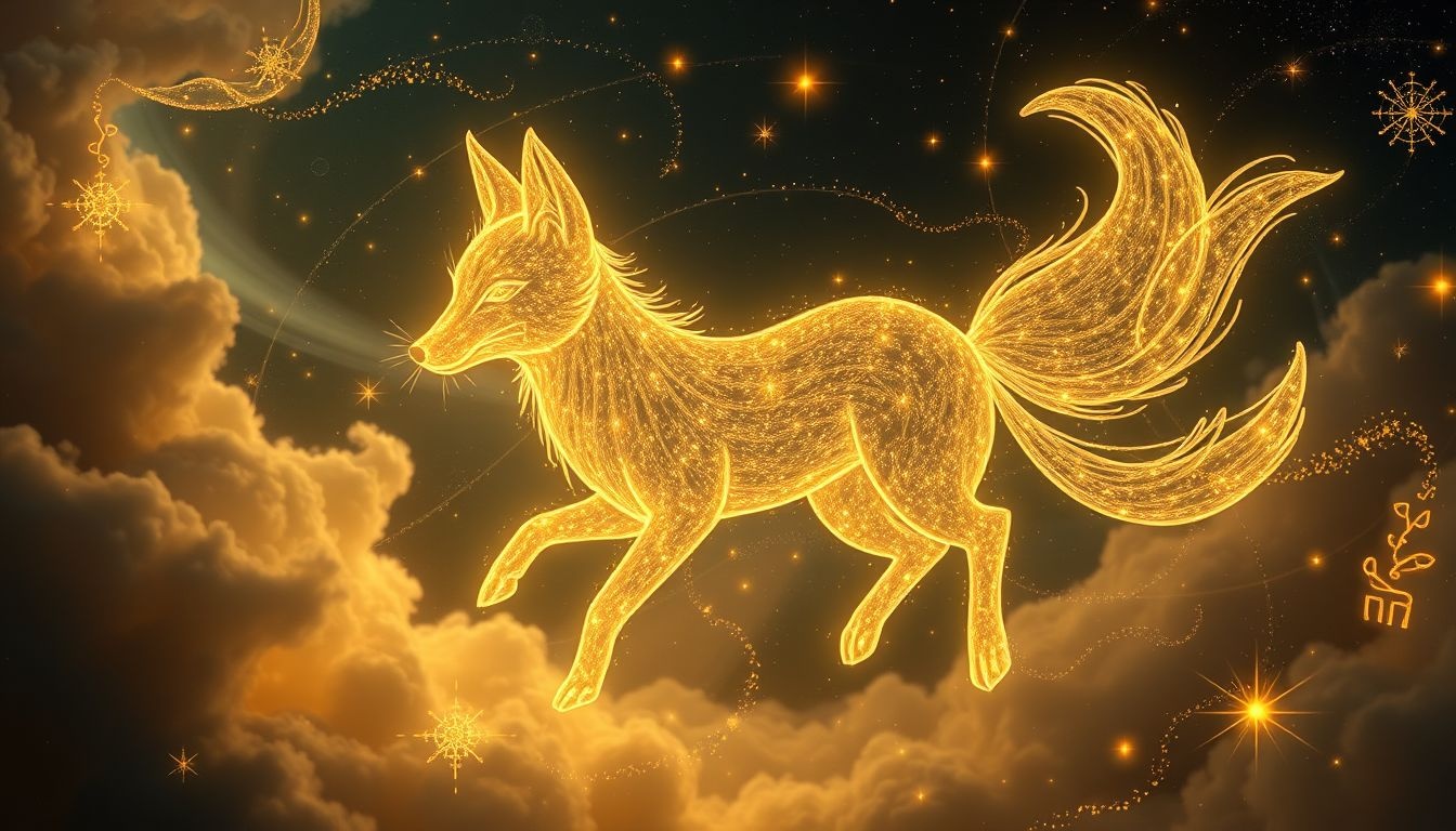 Le renard symbolise souvent la chance et la richesse future.