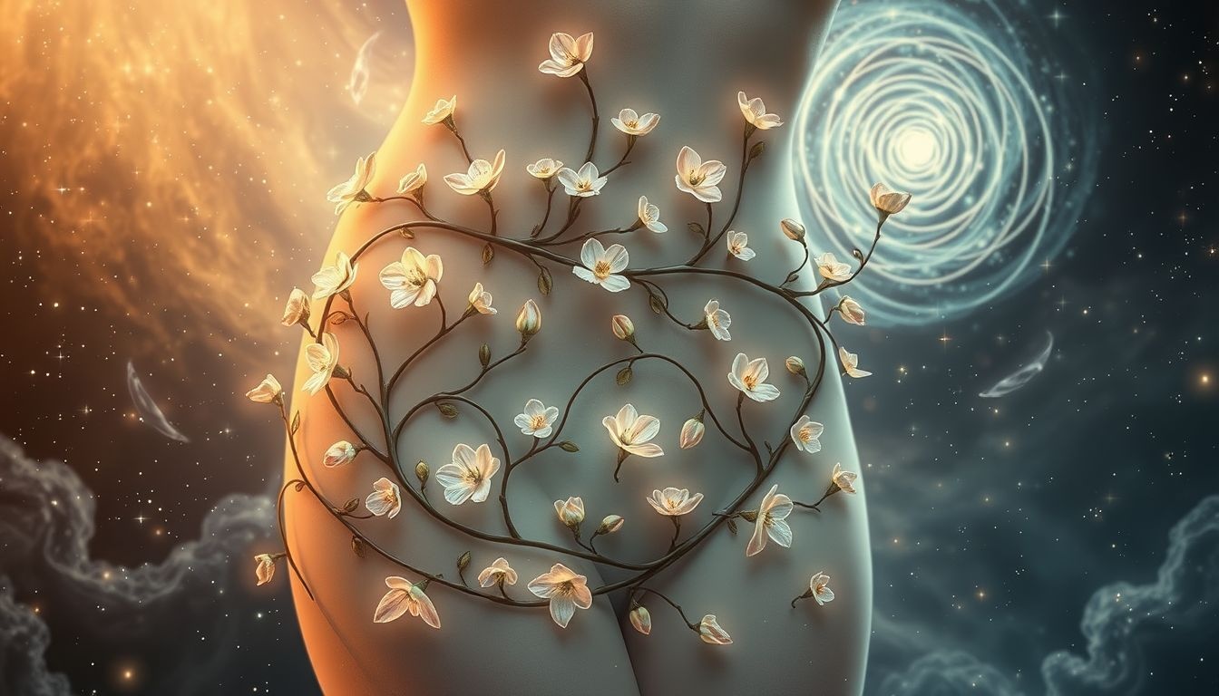 Un tour de taille fin symbolise souvent la fertilité et la vie.