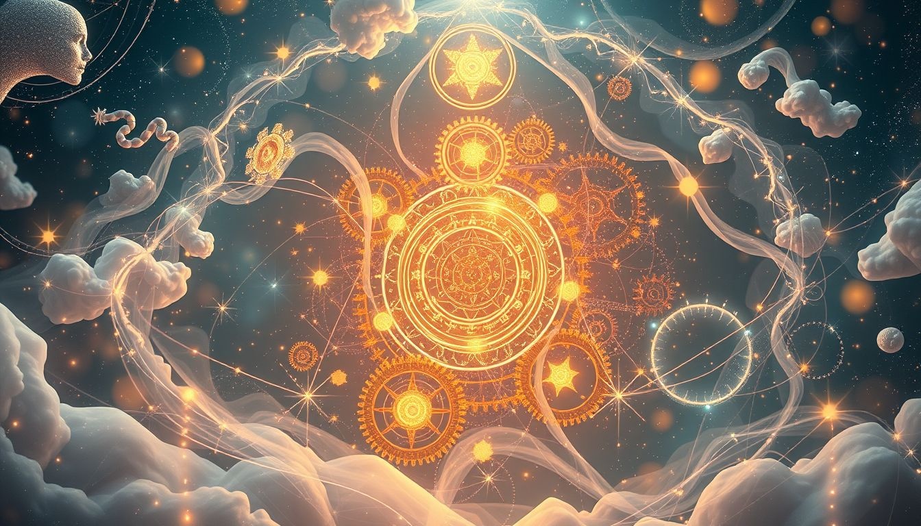 La machine symbolise l'innovation et la puissance créative intérieure.