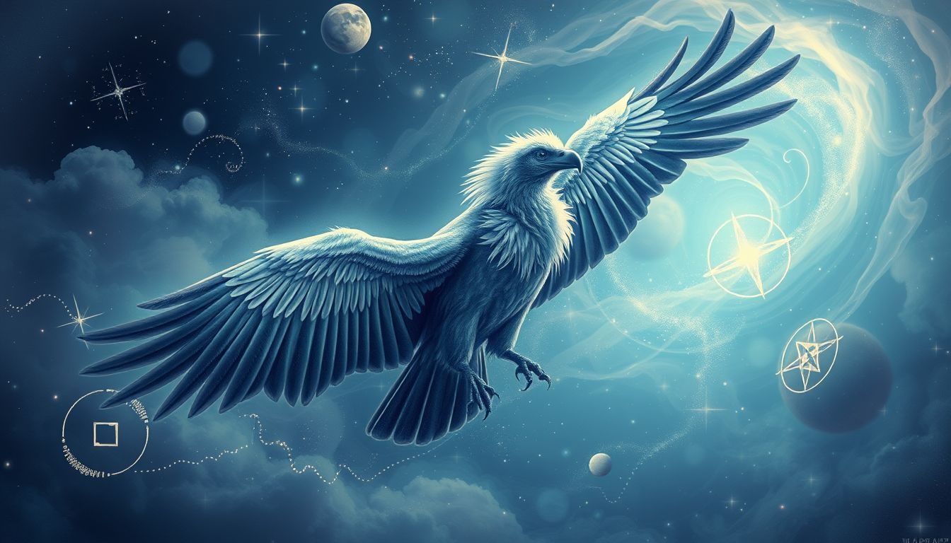 Le gypaète symbolise souvent la transformation et la sagesse intérieure.