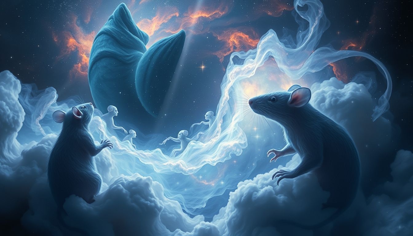 Les rats symbolisent souvent l'affrontement nécessaire de ses peurs.