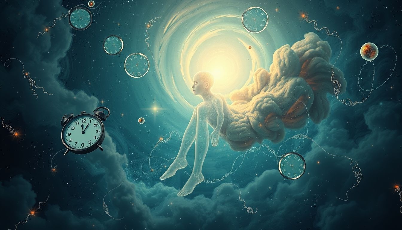 Rêver d'être éveillé reflète souvent un stress mental intense.
