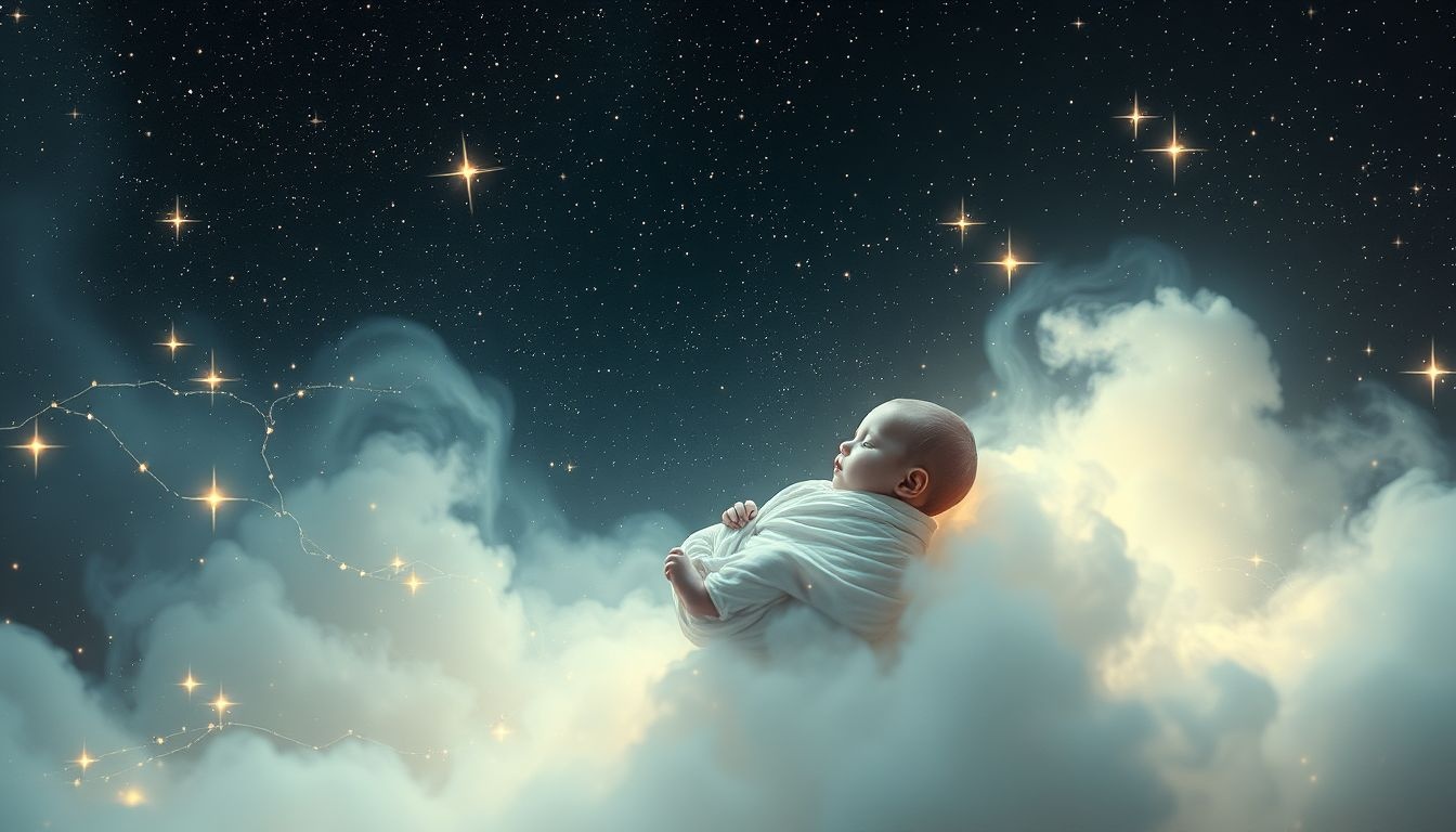 Rêver d'emmailloter un bébé sans visage symbolise peur future inconnue.