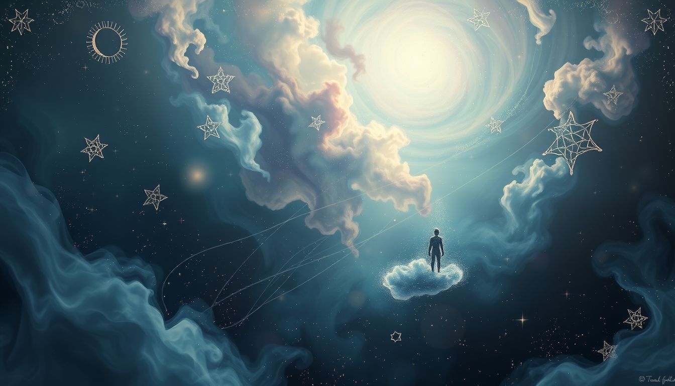 Rêver d'enlèvement extraterrestre symbolise souvent une quête identitaire profonde.