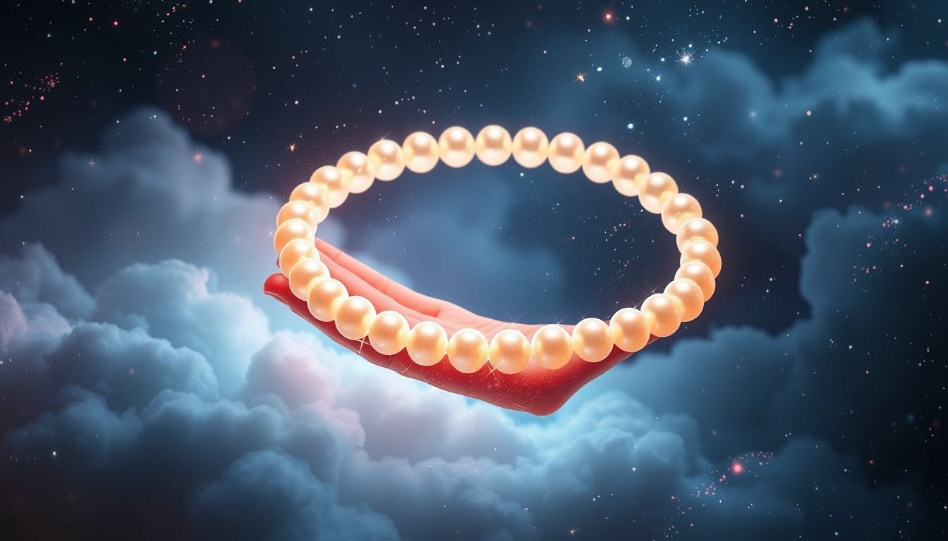 Rêver d'un bracelet de perles symbolise engagement, loyauté et protection.