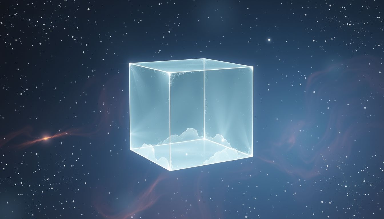 Rêver d’un cube vide traduit souvent un vide intérieur profond.