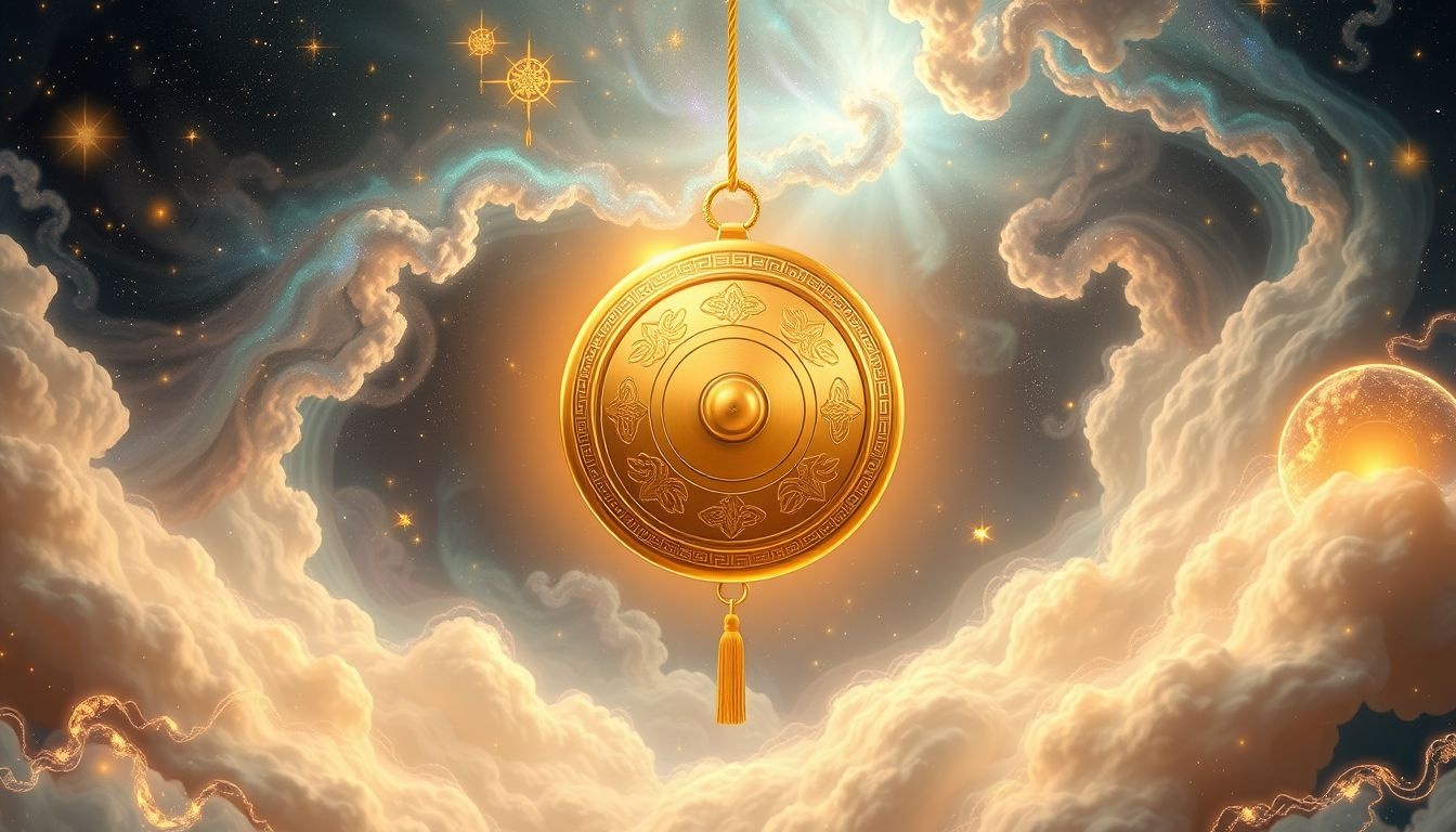 Rêver d’un gong d’or symbolise réussite et abondance financière imminente.