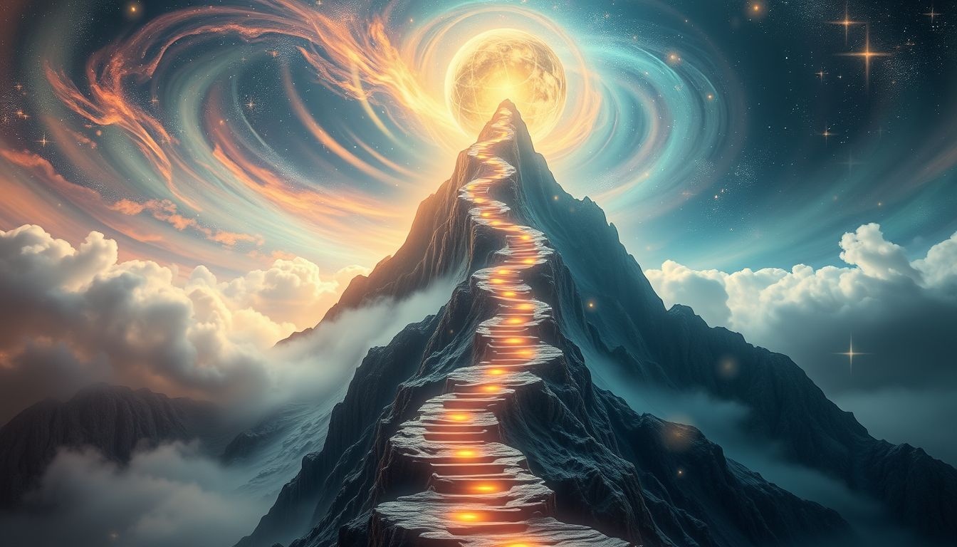 Rêver d’un gong en montagne symbolise un défi spirituel majeur.