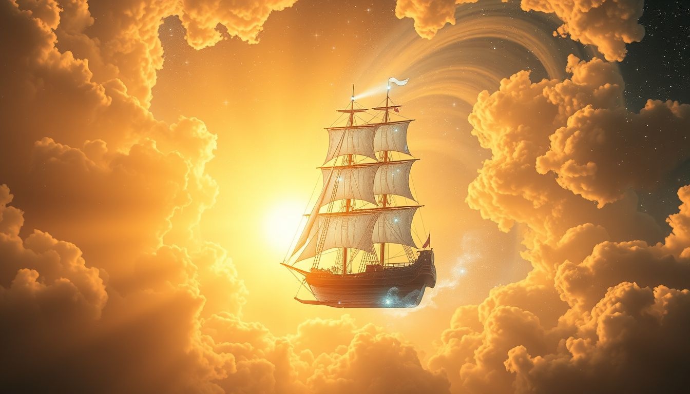 Rêver d’un gréement illuminé symbolise succès et horizons radieux.