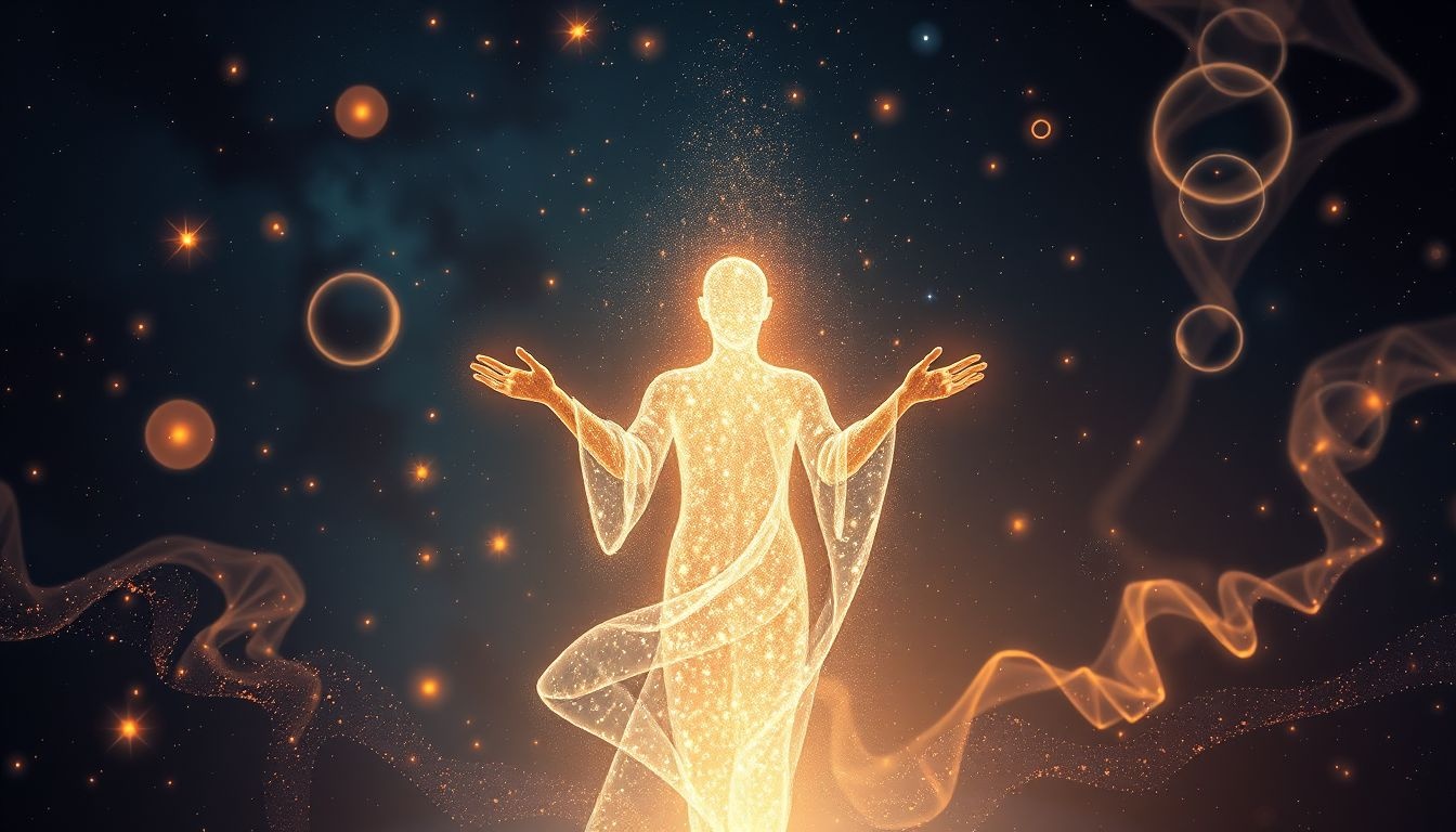 Un guide amical symbolise souvent confiance et guidance intérieure.