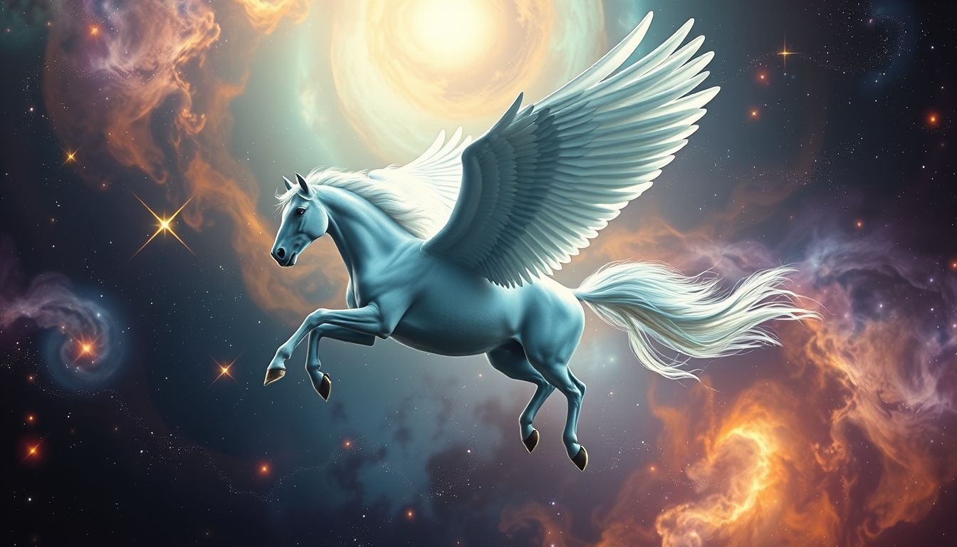 Rêver d’un mustang ailé symbolise liberté et ascension spirituelle.