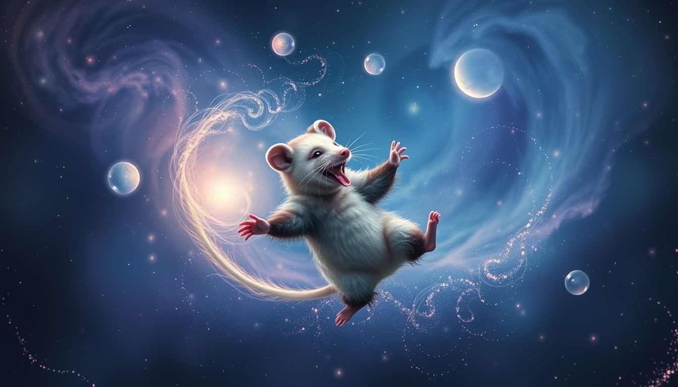 Rêver d’un opossum dansant symbolise liberté et spontanéité joyeuse.