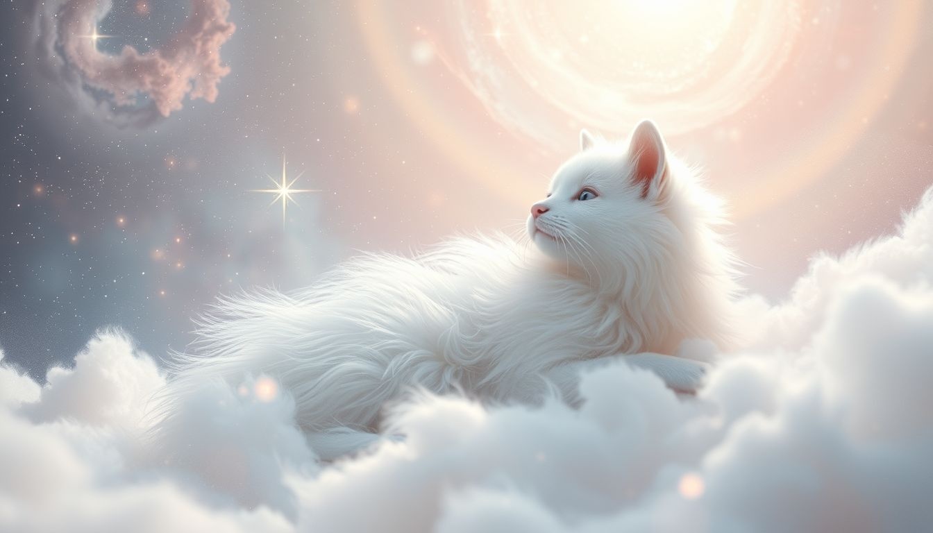 Rêver d’un pelage blanc symbolise souvent un renouveau spirituel.