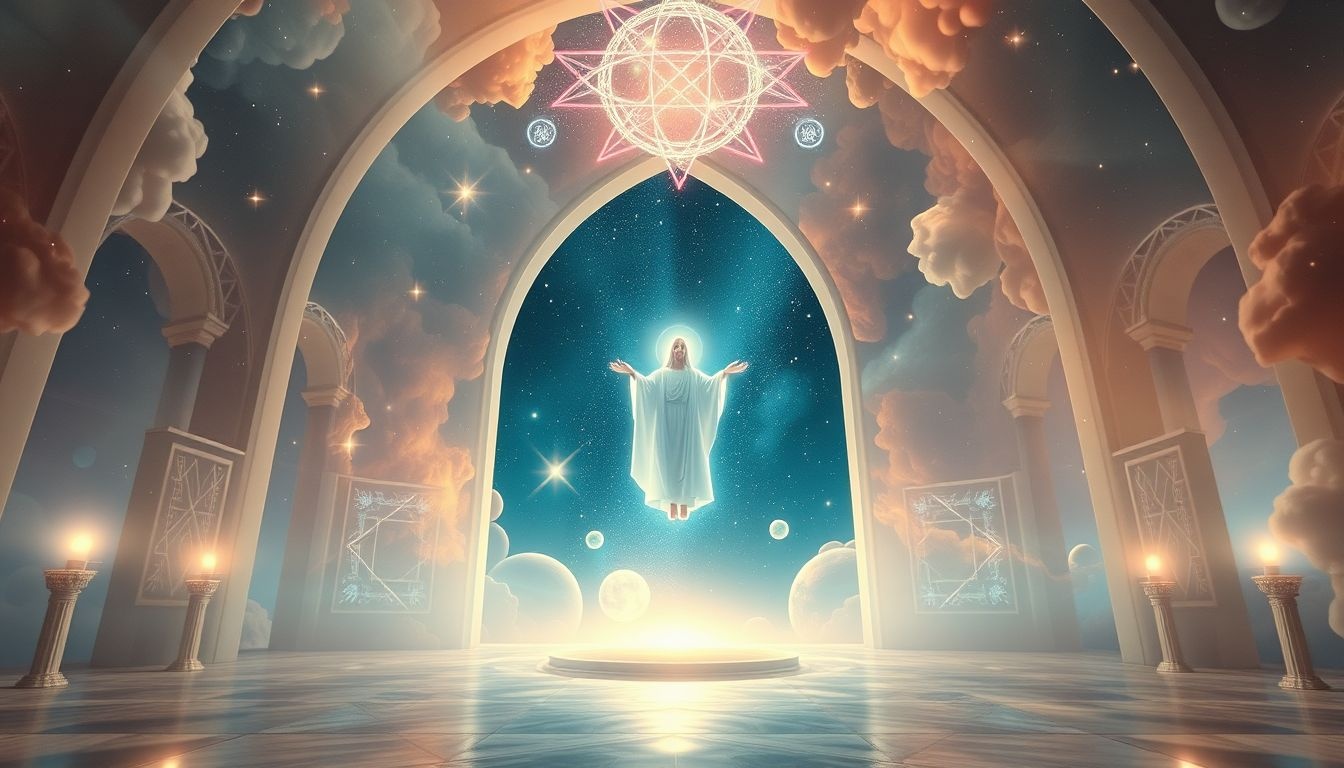 Rêver d'un prophète en lieu sacré symbolise guidance divine profonde.