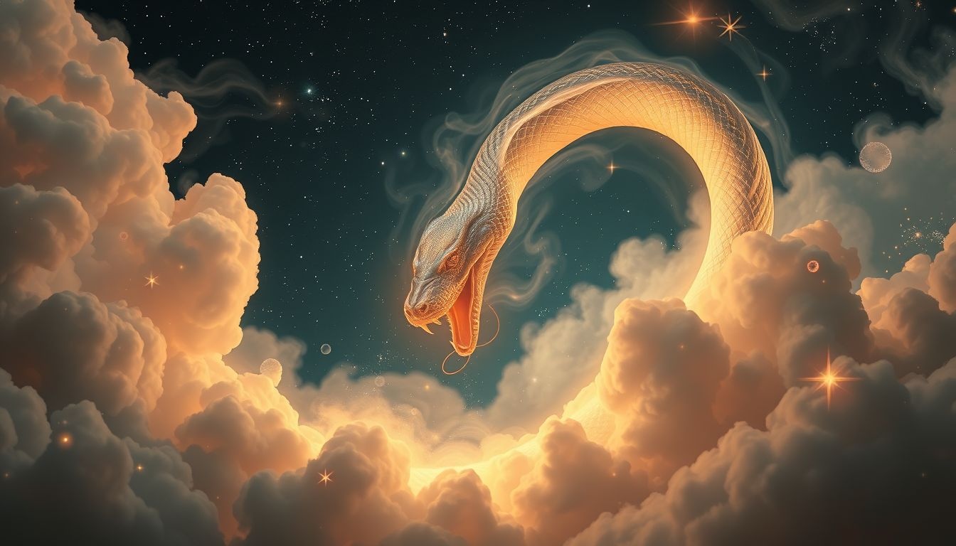 Un serpent qui mord symbolise souvent un avertissement imminent ou une trahison.