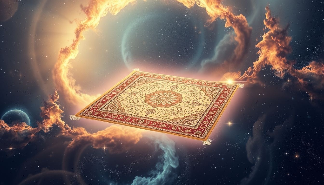 Rêver d’un tapis persan symbolise richesse intérieure et protection.