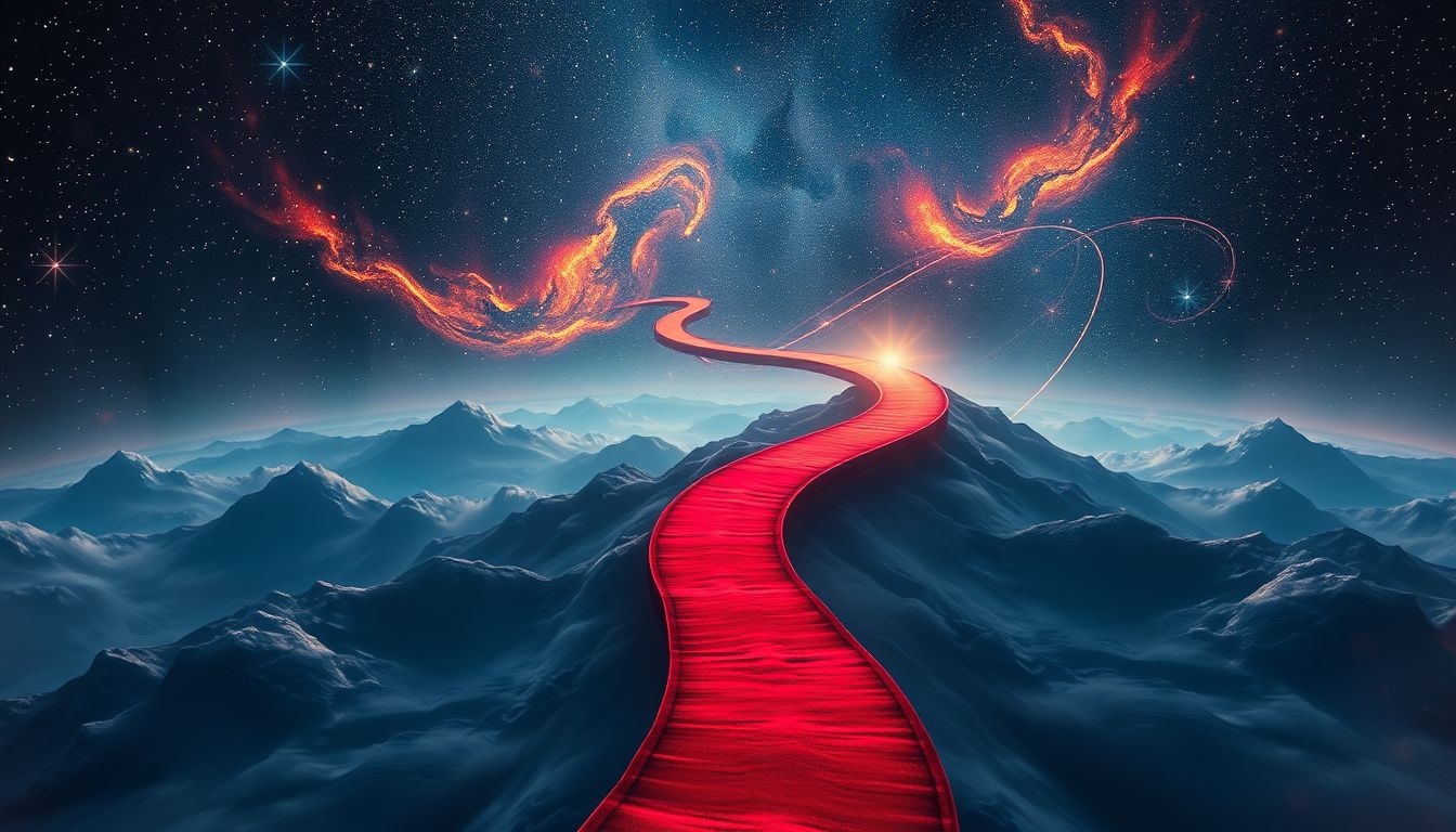 Rêver d'un tapis rouge long symbolise réussite et persévérance constante.