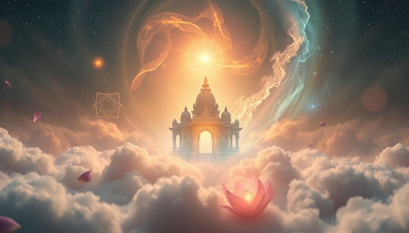 Rêver d'un temple hindou symbolise la quête spirituelle profonde.