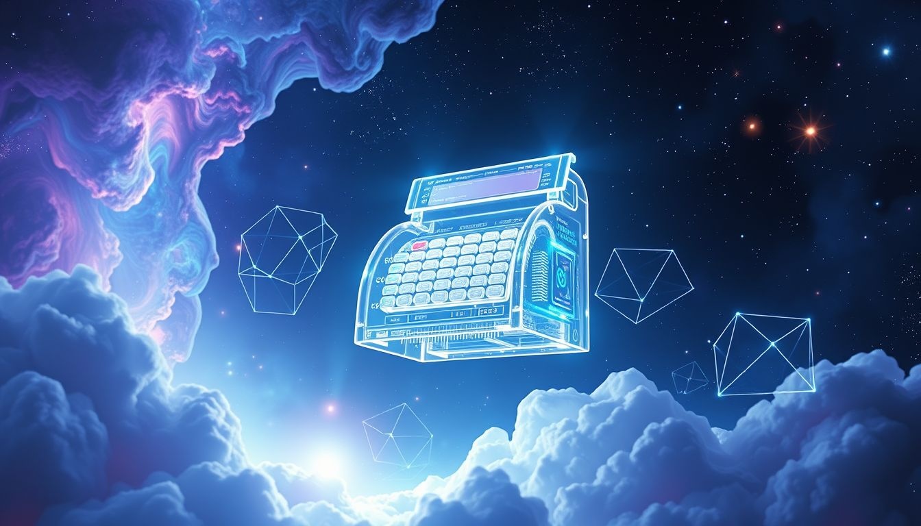 Rêver d’un tiroir-caisse moderne symbolise innovation et succès financier futur.