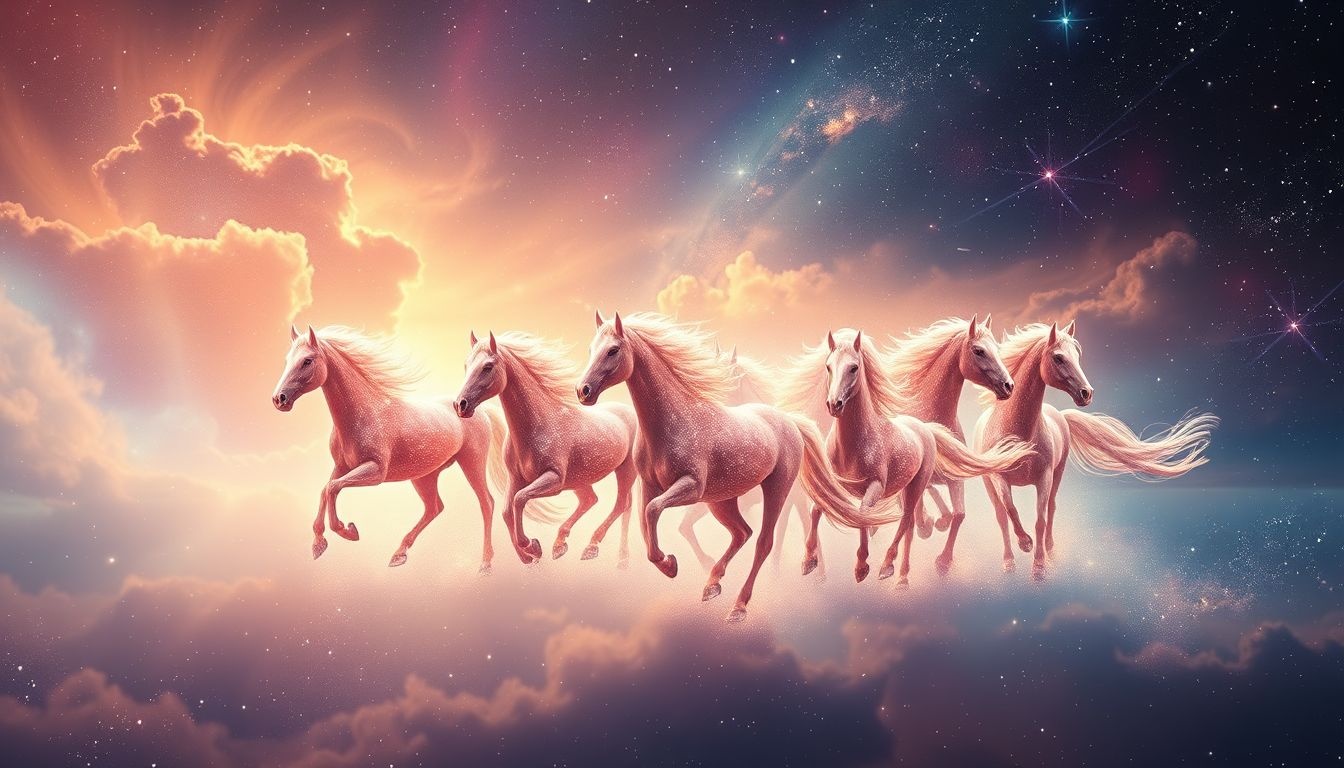 Rêver d'un troupeau de mustangs symbolise l'unité et la puissance collective.