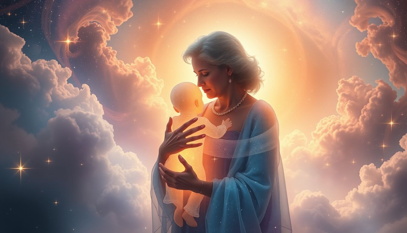 Rêver d’une grand-mère consolante symbolise guérison et réconfort émotionnel.