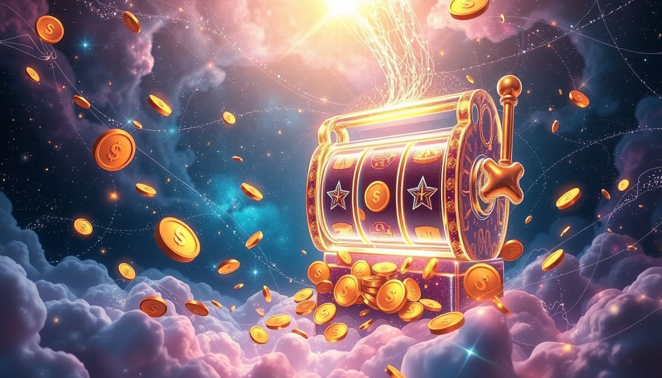 Rêver d'une machine à sous symbolise souvent richesse imminente et succès.
