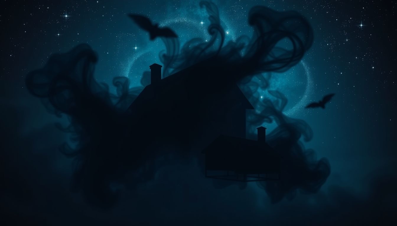 Rêver d'une maison sombre symbolise souvent la peur intérieure profonde.