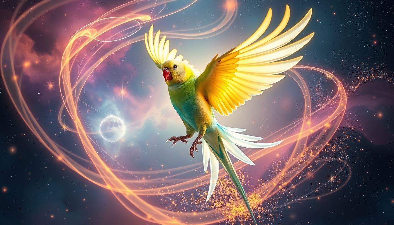 Rêver d’une perruche joueuse symbolise bonheur et légèreté d’esprit.