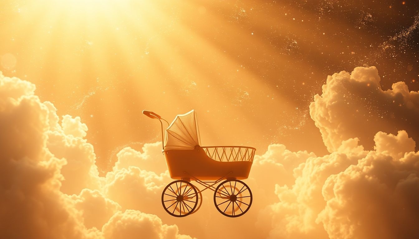 Rêver d'une poussette au soleil symbolise espoir et nouveaux commencements.