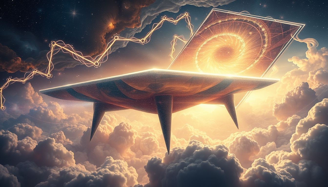 Rêver d'une table à dessin géante symbolise une ambition sans limite.