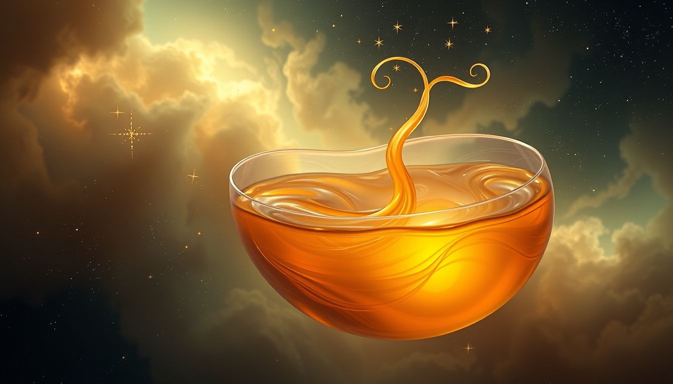 Rêver de bile en récipient symbolise la maîtrise émotionnelle intérieure.