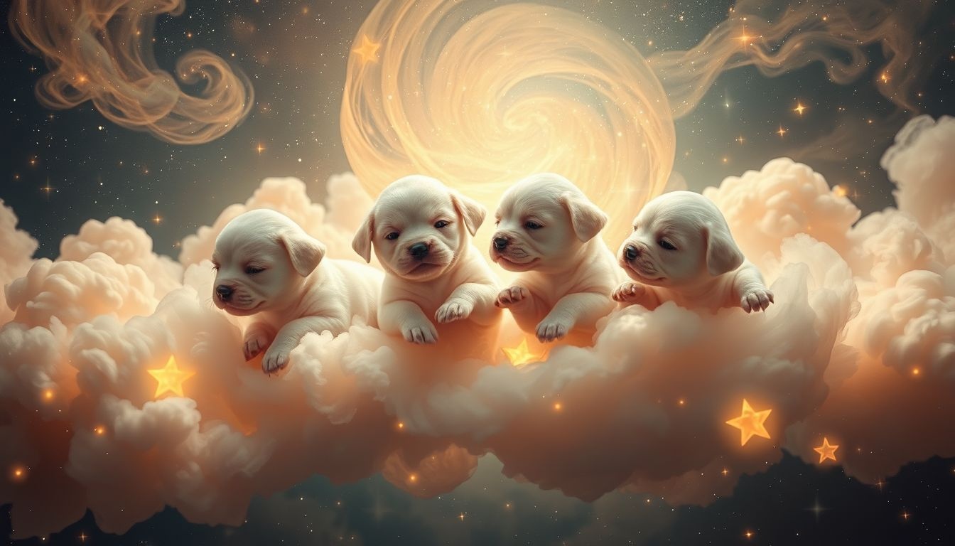 Rêver de chiots révèle souvent notre lien profond avec l’enfant intérieur.