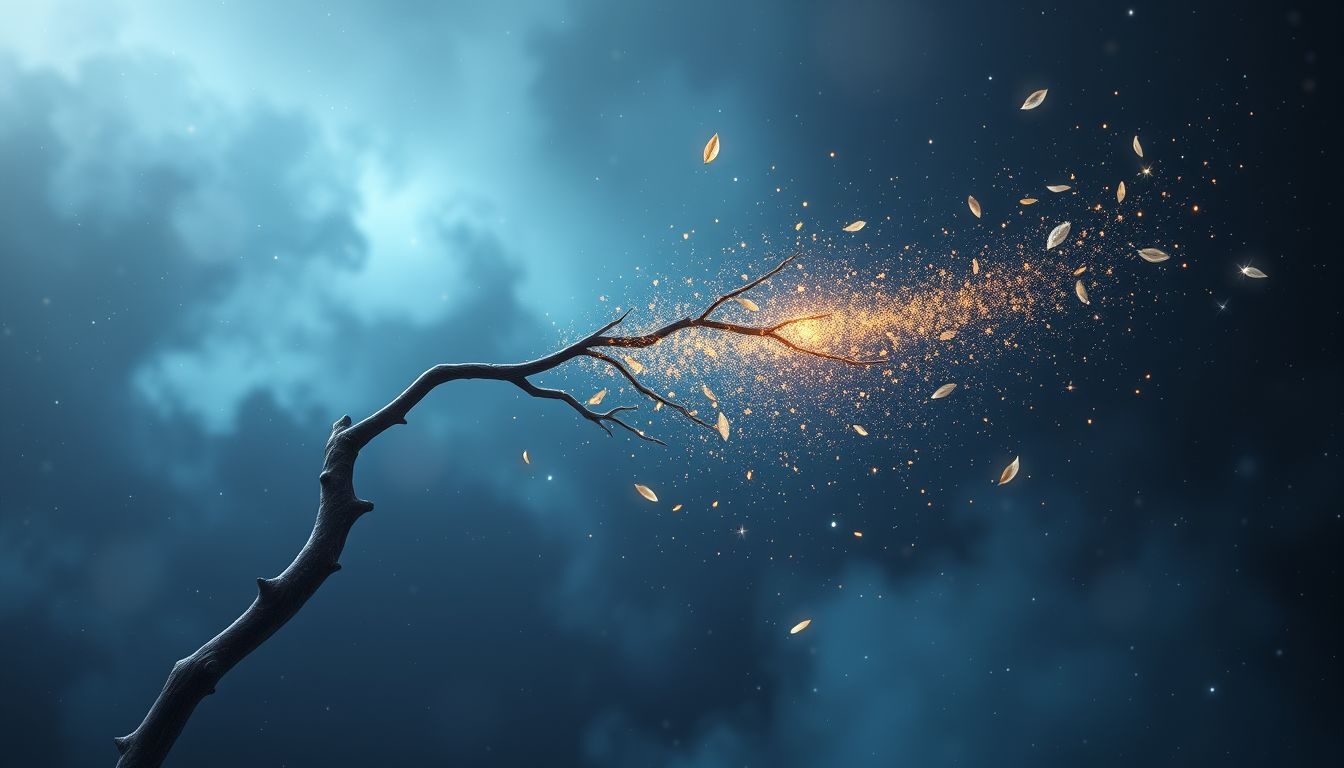 Rêver de couper un néflier symbolise une transition empreinte de regrets.