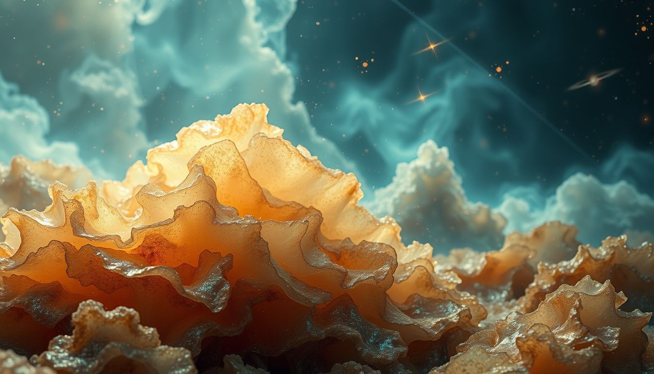 La texture de la croûte reflète les émotions cachées du rêve.
